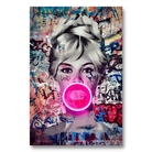 Brigitte Bardot Bubble V.1 LED wall art in Originals LED Wall Art finish - main product view | KULORI
