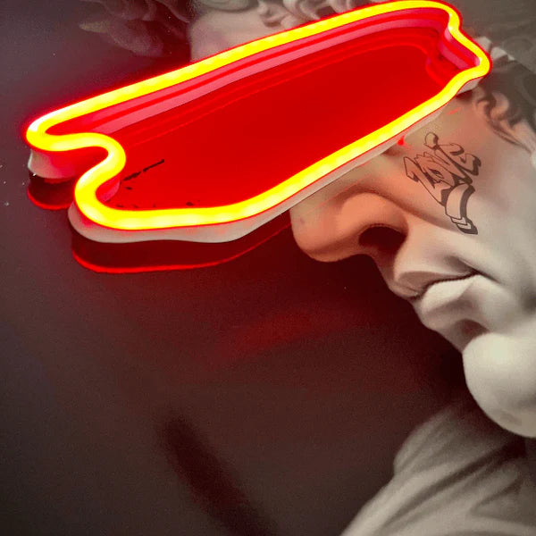 Cesare Tattoo Money LED wall art in Originals LED Wall Art finish - additional product view | KULORI