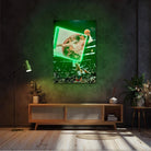Creation of Adam Basketball LED wall art in Originals LED Wall Art finish - alternate product view | KULORI