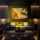 Creation of Adam Lips LED wall art in Originals LED Wall Art finish - alternate product view | KULORI