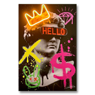 David Future Graffiti LED wall art in Originals LED Wall Art finish - product gallery view | KULORI