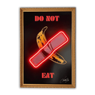 Don't Eat This Banana V.2 LED wall art in Originals LED Wall Ar finish - product gallery view | KULORI