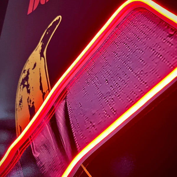 Don't Eat This Banana V.2 LED wall art in Originals LED Wall Ar finish - additional product view | KULORI