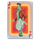 Fight Club Card LED wall art in Originals LED Wall Art finish - main product view | KULORI