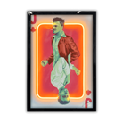 Fight Club Card LED wall art in Originals LED Wall Art finish - framed product view | KULORI