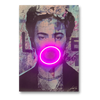 Frida Kahlo Bubble V.2 LED wall art in Originals LED Wall Art finish - main product view | KULORI