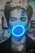Frida Kahlo Bubble V.2 LED wall art in Originals LED Wall Art finish - product gallery view | KULORI