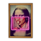 Gioconda Lollipop V.3 LED wall art in Originals LED Wall Art finish - framed product view | KULORI