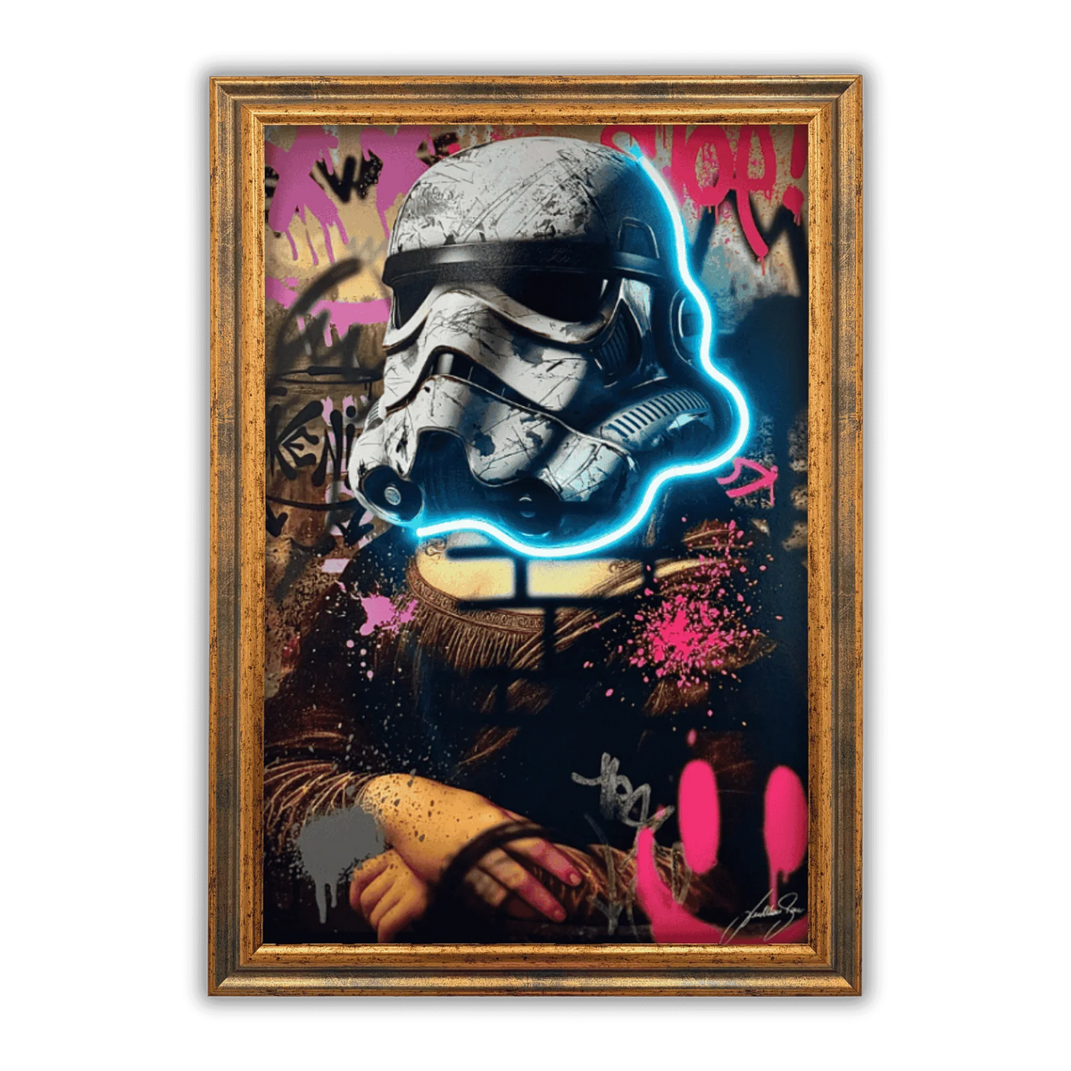 Gioconda Urban LED wall art in Originals LED Wall Art finish - additional product view | KULORI