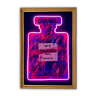 Drip N° 5 V.1 LED wall art in Originals LED Wall Art finish - framed product view | KULORI