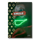 Joker Smile LED wall art in Originals LED Wall Art finish - main product view | KULORI