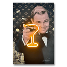 Leonardo Champagne LED wall art in Originals LED Wall Art finish - main product view | KULORI