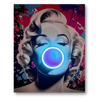 Marilyn Bubble Pop LED wall art in Originals LED Wall Art finish - product gallery view | KULORI