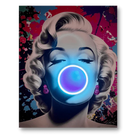 Marilyn Bubble Pop LED wall art in Originals LED Wall Art finish - product gallery view | KULORI