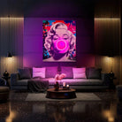 Marilyn Bubble Pop LED wall art in Originals LED Wall Art finish - alternate product view | KULORI