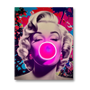 Marilyn Bubble Pop LED wall art in Originals LED Wall Art finish - main product view | KULORI
