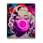 Marilyn Bubble Pop LED wall art in Originals LED Wall Art finish - main product view | KULORI