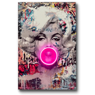 Marilyn Bubble V.1 LED wall art in Originals LED Wall Art finish - main product view | KULORI