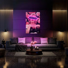 Marilyn I Don't Care LED wall art - alternate product view | KULORI
