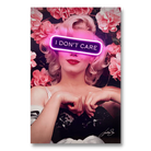Marilyn I Don't Care LED wall art - main product view | KULORI
