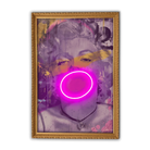 Marilyn Bubble V.2 LED wall art in Originals LED Wall Art finish - alternate product angle | KULORI