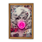 Marilyn Bubble V.1 LED wall art in Originals LED Wall Art finish - alternate product angle | KULORI