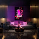Medusa Flowers LED wall art in Originals LED Wall Art finish - alternate product view | KULORI