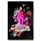 Medusa Flowers LED wall art in Originals LED Wall Art finish - main product view | KULORI