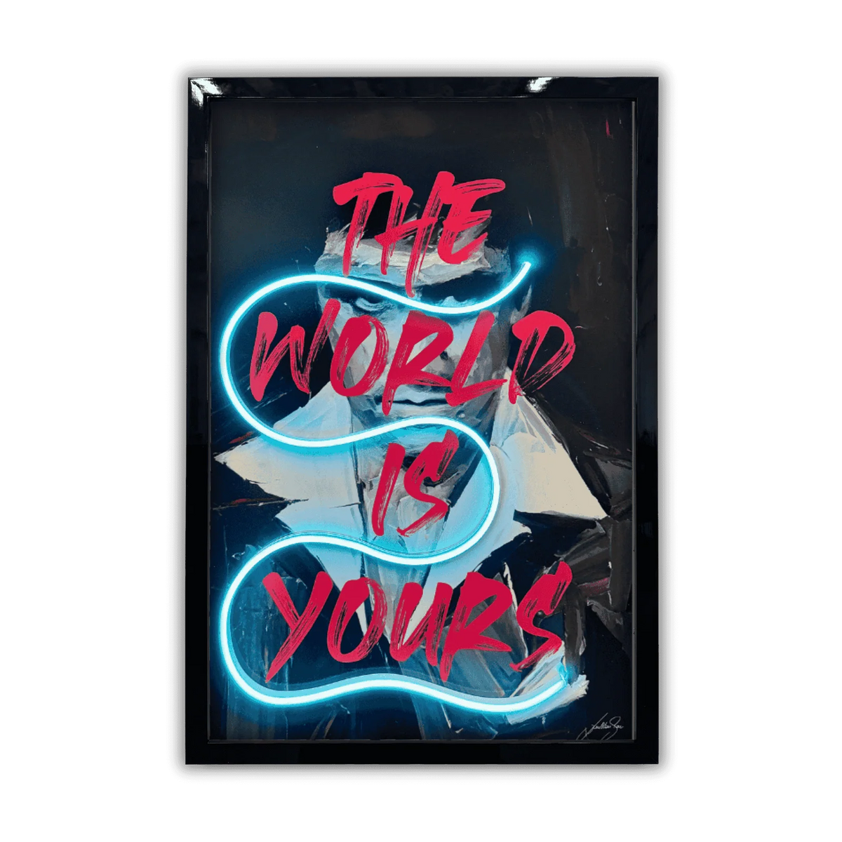 Scarface World LED wall art in Originals LED Wall Art finish - main product view | KULORI