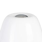 White glass lamp with a central dark KULORI