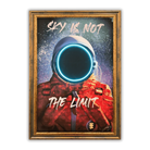 Spaceman LED wall art in Originals LED Wall Art finish - framed product view | KULORI