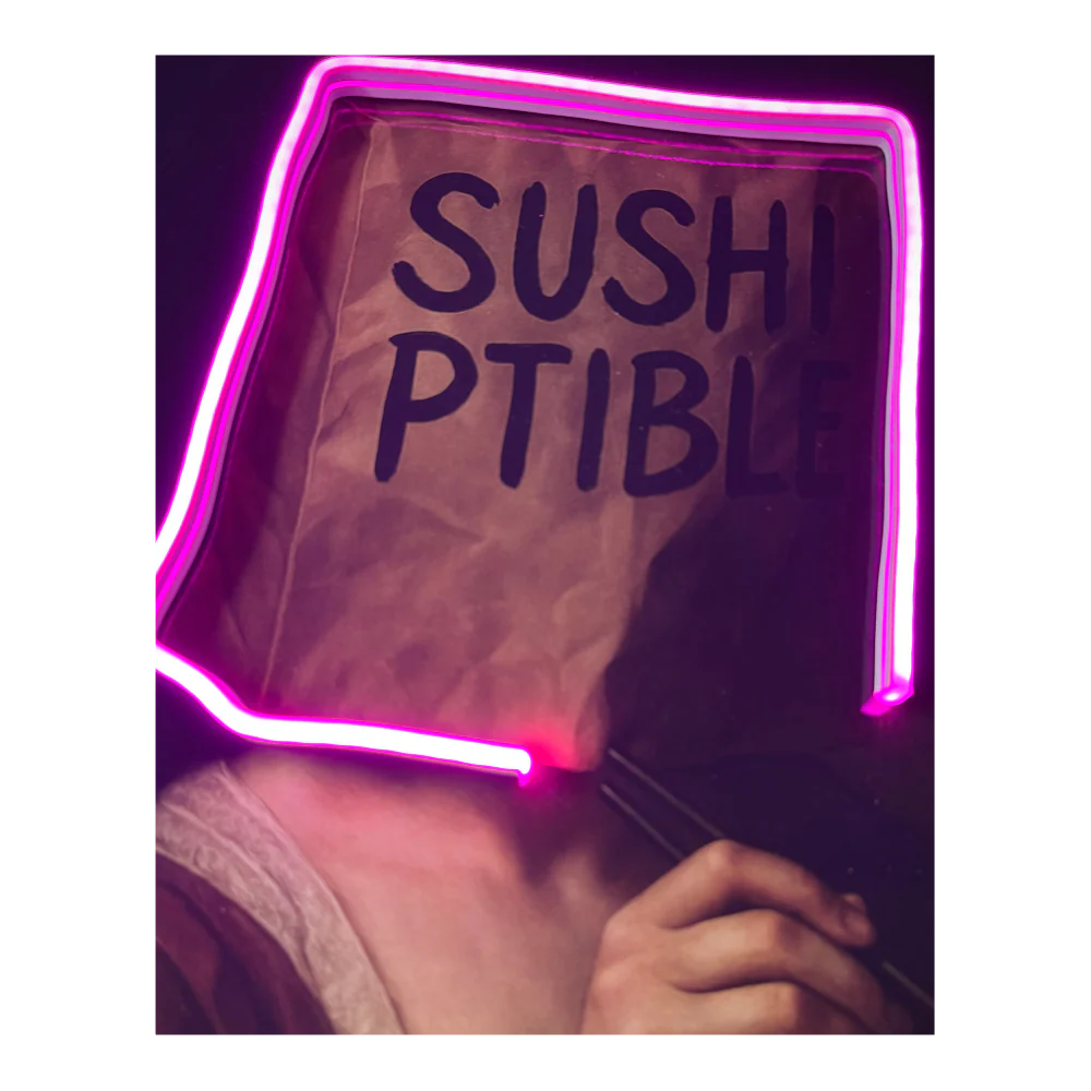 Sushiptible V.1 LED wall art in Originals LED Wall Art finish - additional product view | KULORI