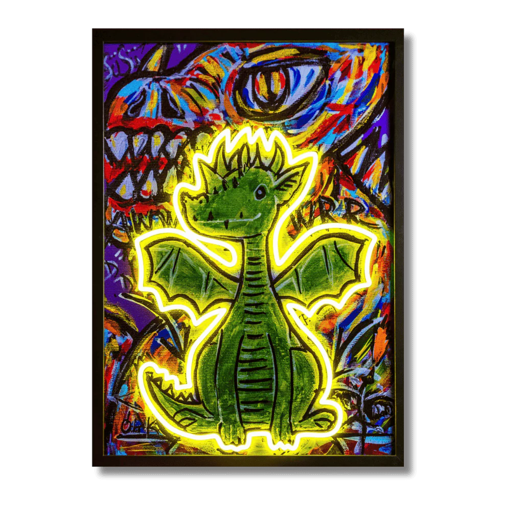 Susu x Ódor K. LED wall art - main product view | KULORI