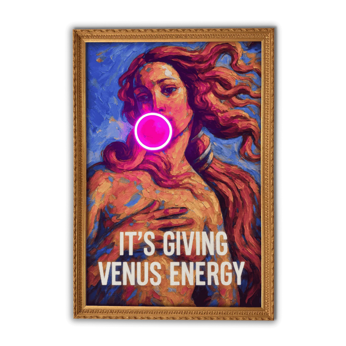 Venus Bubble LED wall art in Originals LED Wall Art finish - framed product view | KULORI